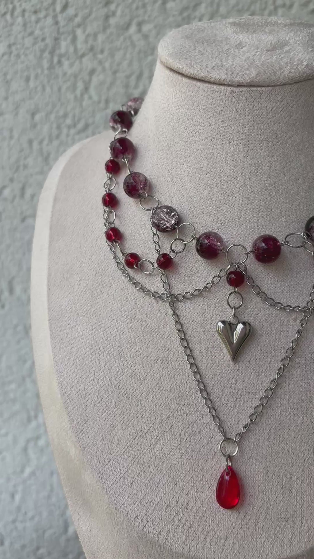 ❤️ Deep Love Necklace - Handmade Dark x Cute Jewelry