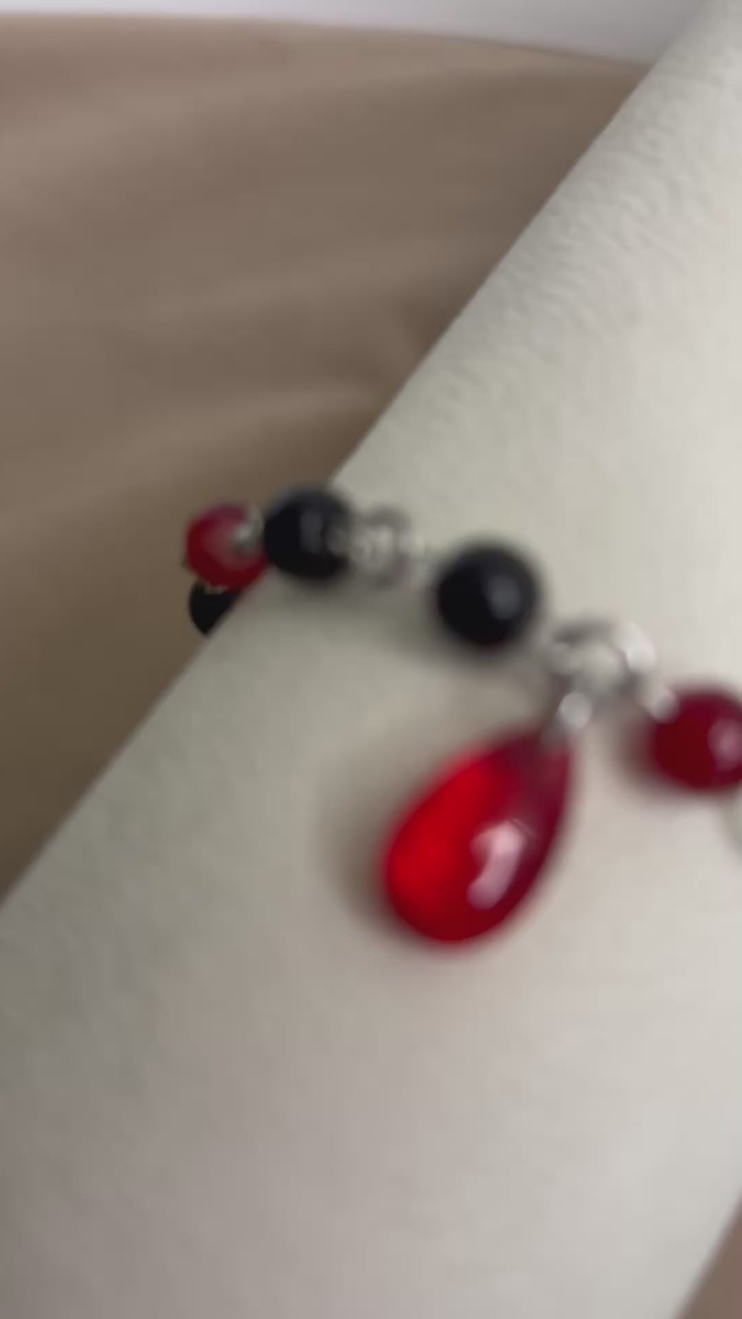 🩸 Lunar Drops Bracelet - Handmade Dark x Cute Jewelry