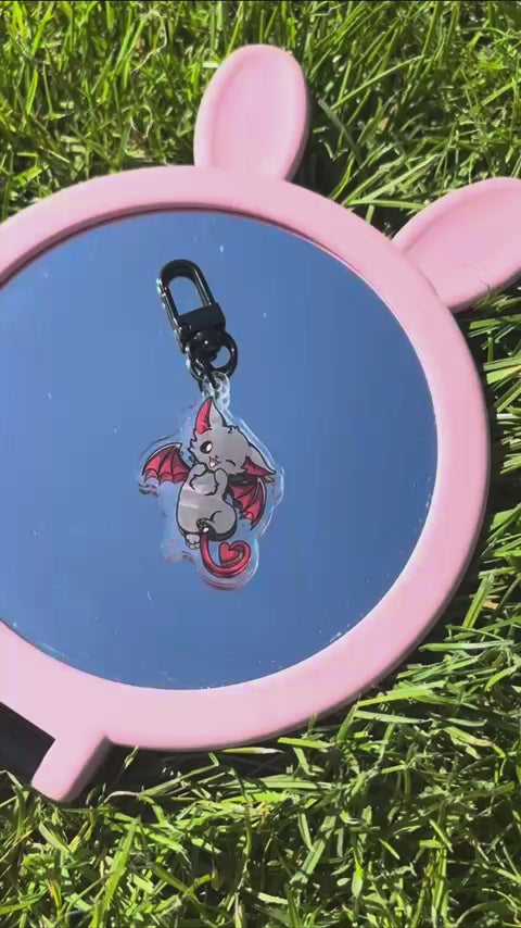 Baby Batcat Keychain