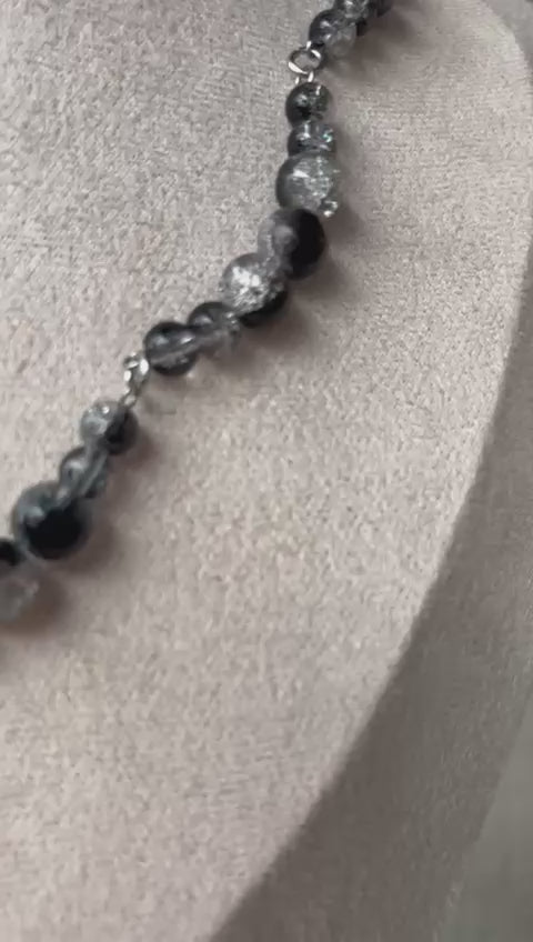 🦋 Midnight Wings Necklace - Dark x Cute  Handmade Jewelry