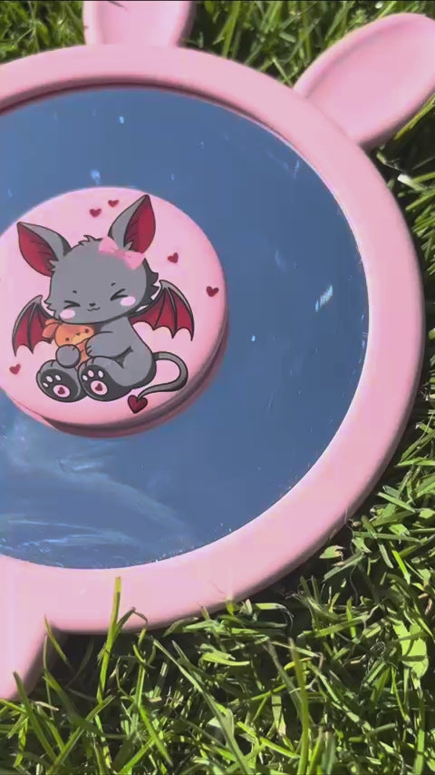 Teddy-Batcat Button
