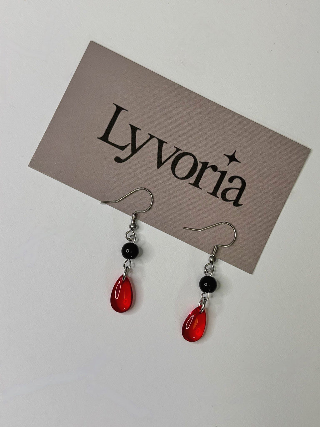 🌙 Lunar Drops - Dark x Cute  Handmade Jewelry