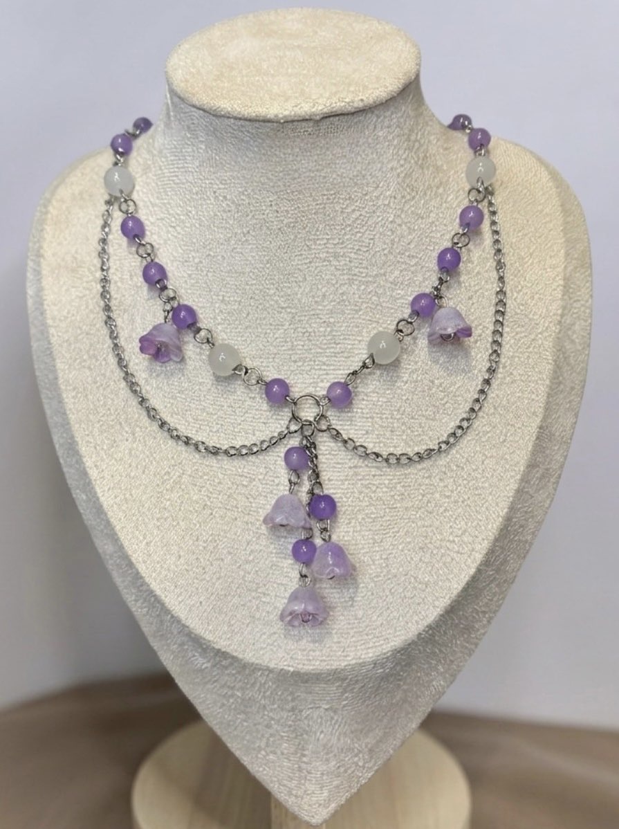Purple Bloom Necklace
