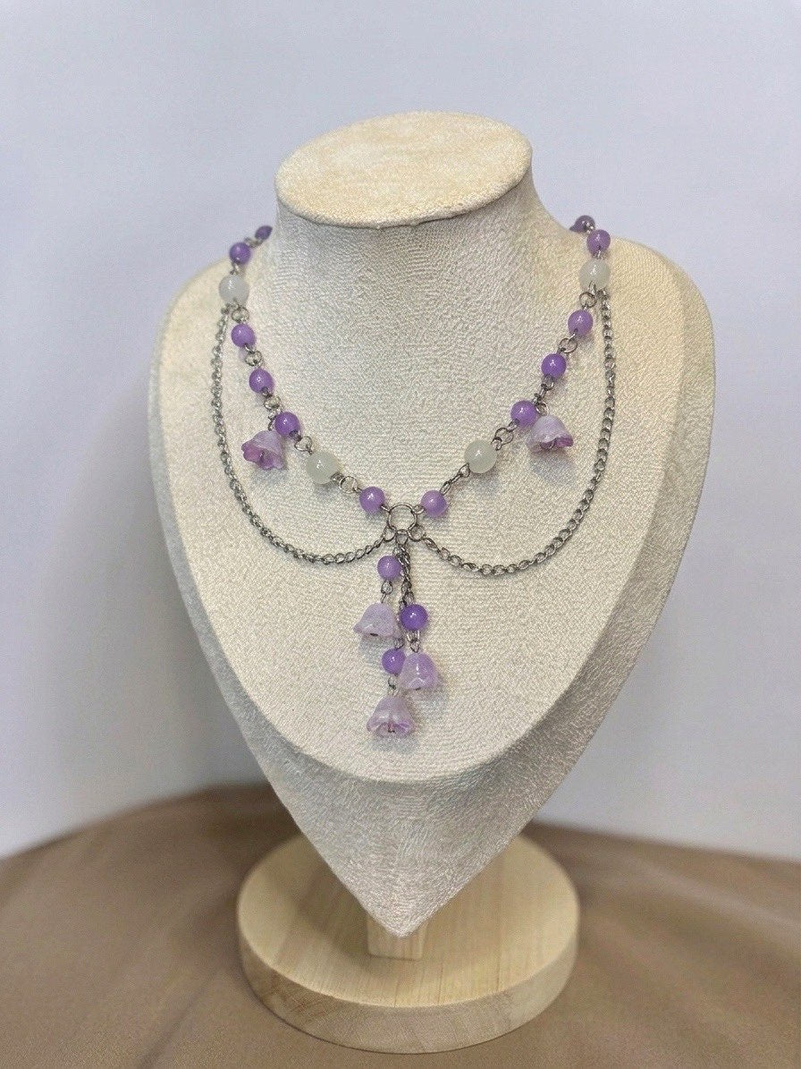 Purple Bloom Necklace