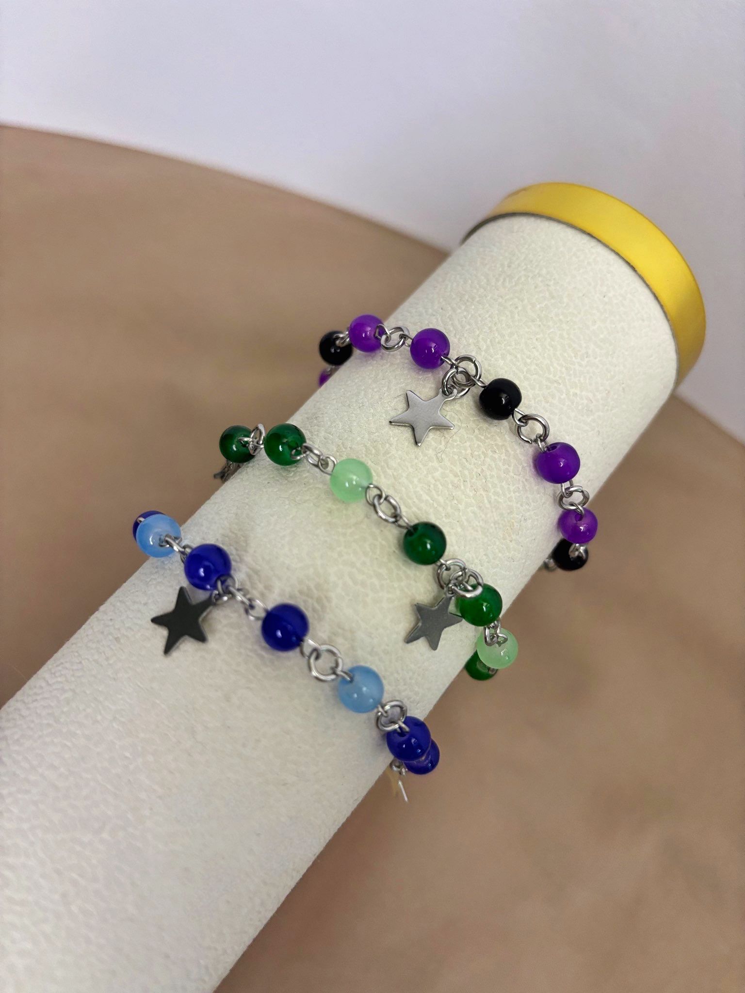 ✨ Night Sparkle Bracelet - Handmade Dark x Cute Jewelry