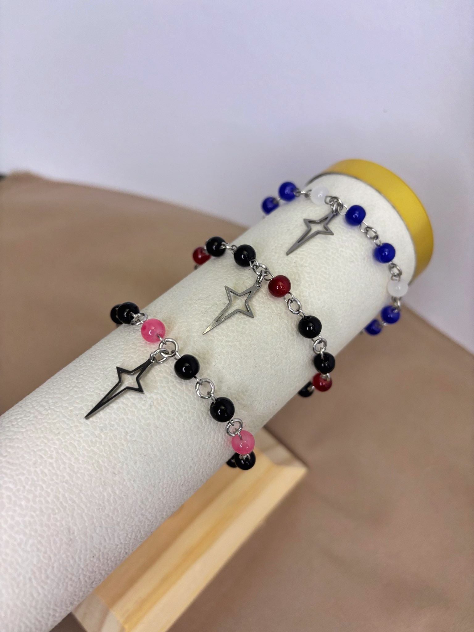 ✨ Lyvoria Star Bracelet - Handmade Dark x Cute Jewelry