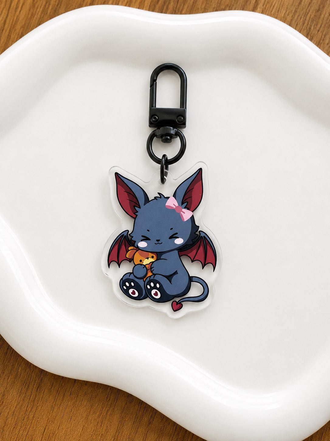 Teddy Batcat Keychain