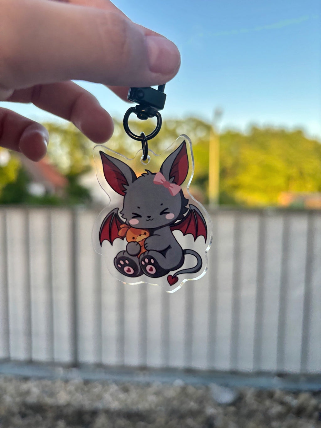 Teddy Batcat Keychain