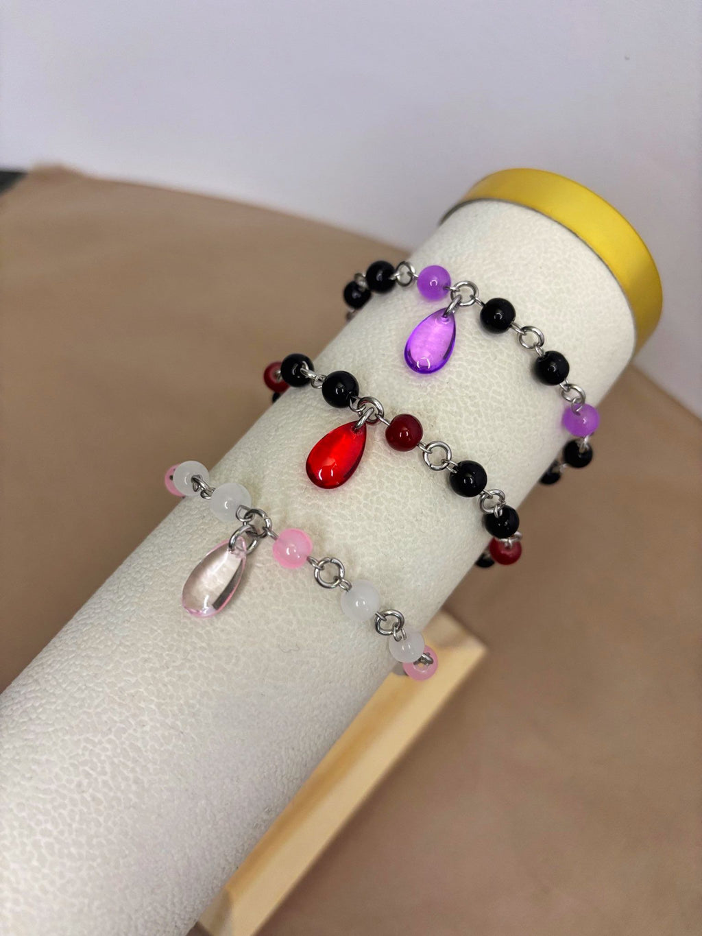 🩸 Lunar Drops Bracelet - Handmade Dark x Cute Jewelry