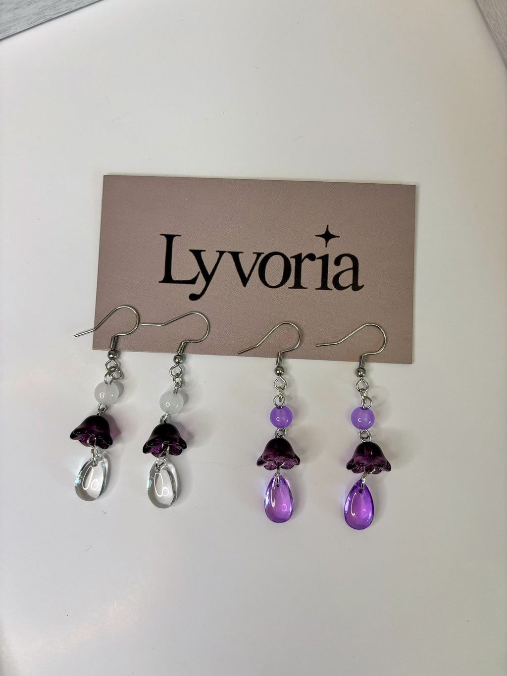 💜Fairy Bloom Earrings - Dark x Cute Handmade Jewelry